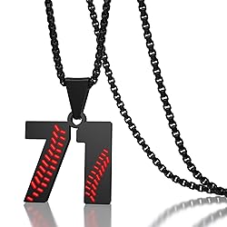 Suweibuke Inspiration Baseball Necklaces Baseball