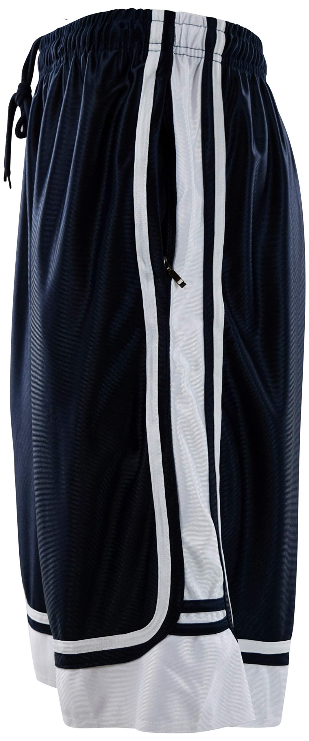 ChoiceApparel Mens Two Tone Training/Basketball Shorts with Pockets (S up  to 4XL)