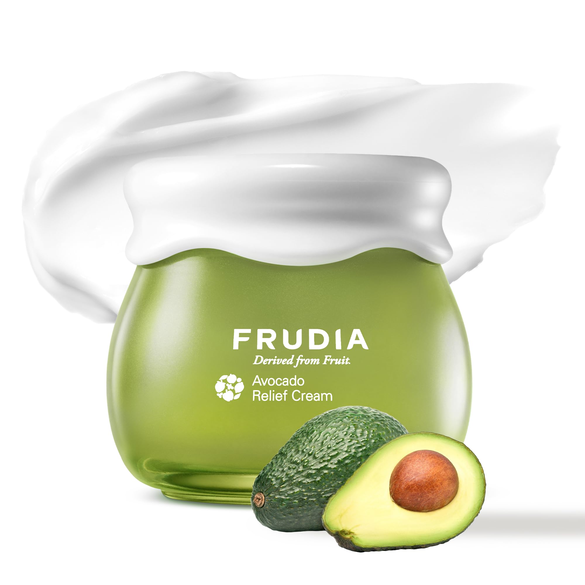 FRUDIA. Avocado Soothing Moisturizing Cream. Relief Cream. Fast Relief Line for Sensitive Skin.