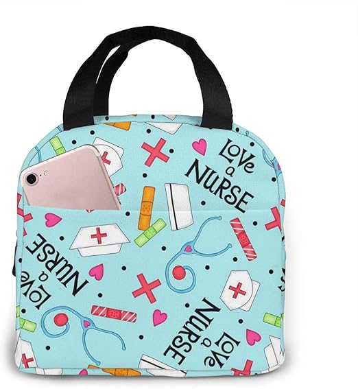 nurse insulated lunch bag