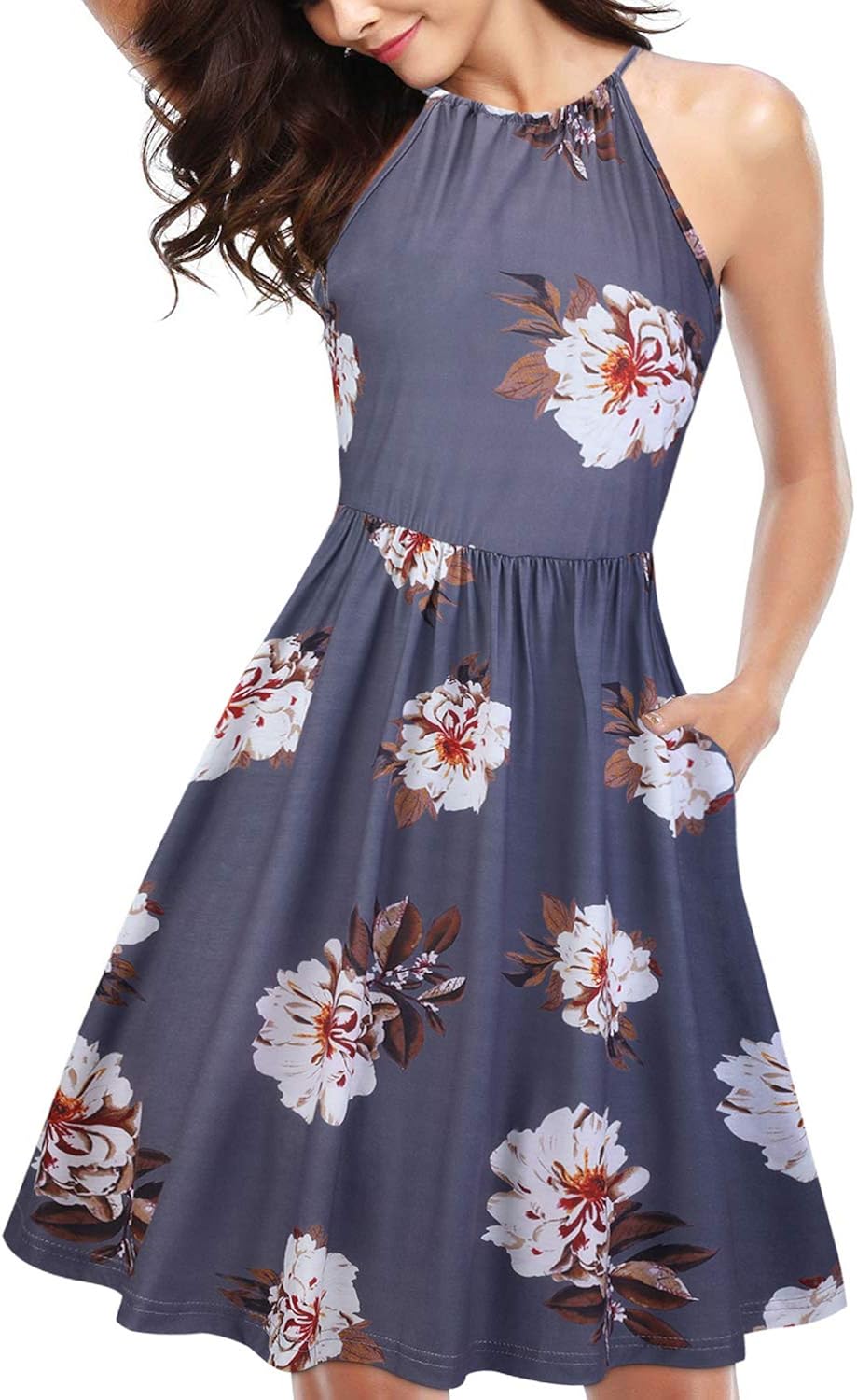 halter neck summer dress