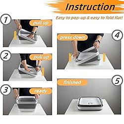 GIMWA Collapsible Wash Basin for Baby Bottles - 2.4