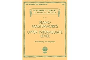 Piano Masterworks Upper Intermediate Level | Schirmers Library of Musical Classics Vol. 2111 | Piano Solo Sheet Music Book wi
