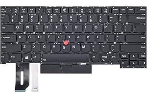 KBRPARTS Replacement Keyboard for Lenovo Thinkpad T490s T495 T495s, T14s Gen 1 & T14s Gen 2, P1 Gen 3 2, Thinkpad X1 Extreme Gen 1 & Gen 2 & Gen 3 Laptop with Backlit US Layout P/N: SN20R66042 SN20R66067