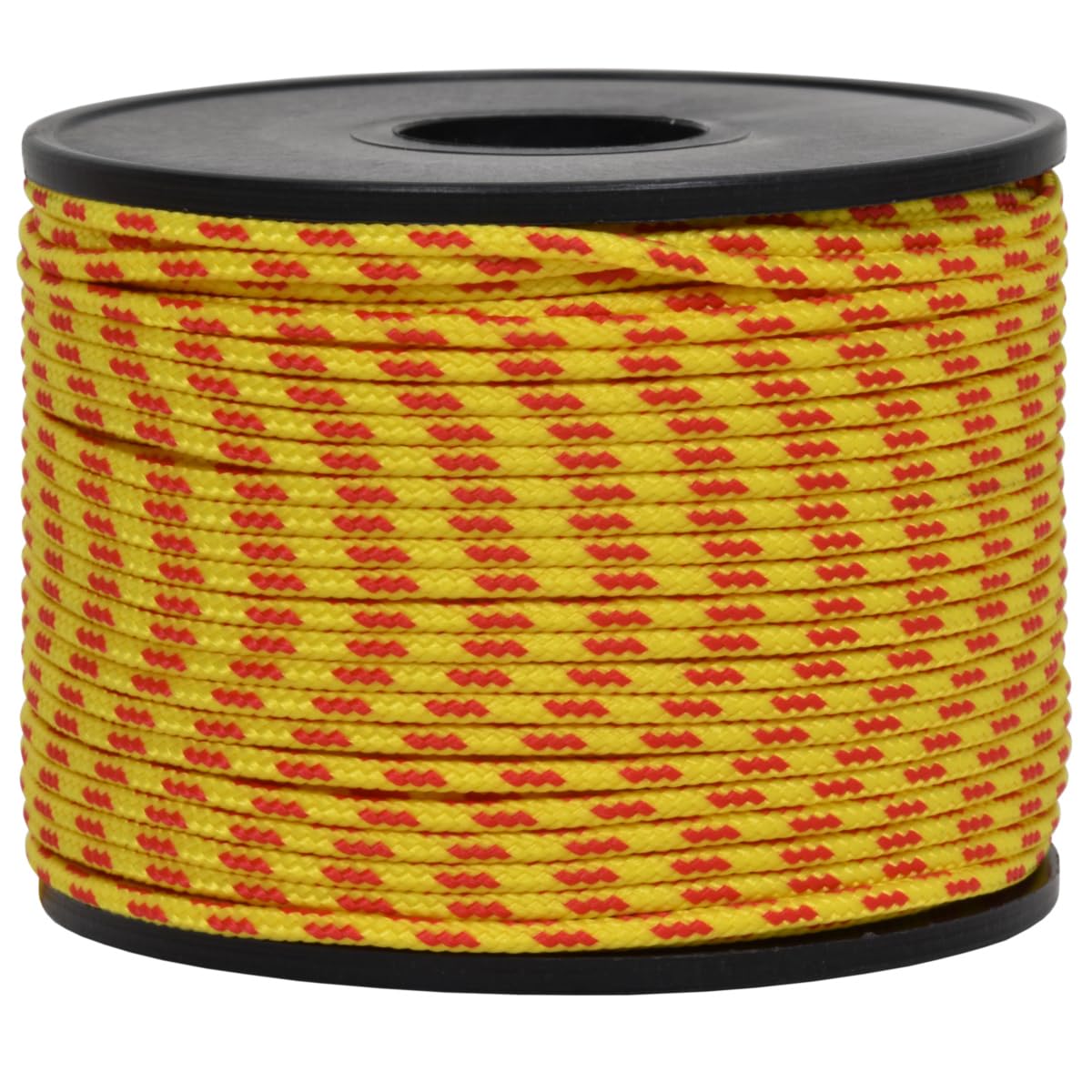 Corderie Italiane 006040637 Braid Sky Braided Lanyard, Red/Yellow