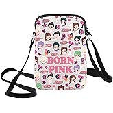 WZMPA Koreanp Pink Team Crossbody Bag Singer Fans Inspired Gifts Tour Concert Shoulder Bag Singer Merchandise