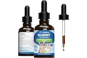 Pet Wellbeing Bilberry for Cats - Organic Herb, Supports Eye Health, Antioxidant-Rich, Healthy Vision, Capillary Care - Herba