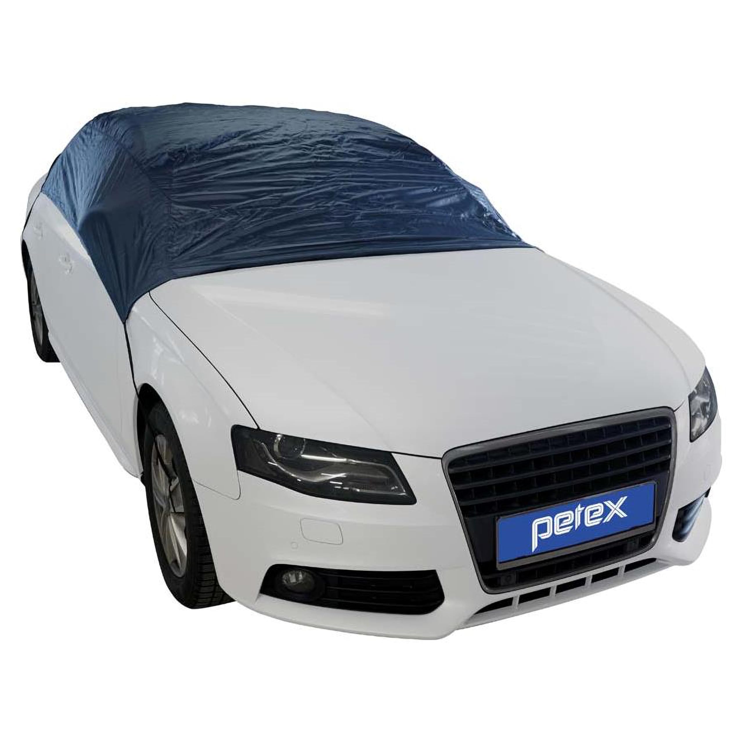 Nylon Half Car Cover Size L Approx. 287 x 145 x 61 cm Blue