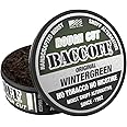 BaccOff, Original Wintergreen Rough Cut, Premium Tobacco Free, Nicotine Free Snuff Alternative (10 Cans)
