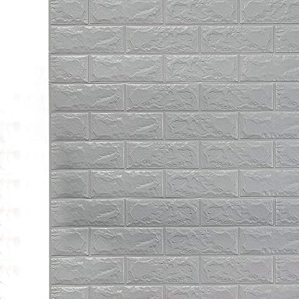 10pcs Pack 3d Wallpaper Stone Brick Wall Sticker Panel Self Adhesive Wall Decal