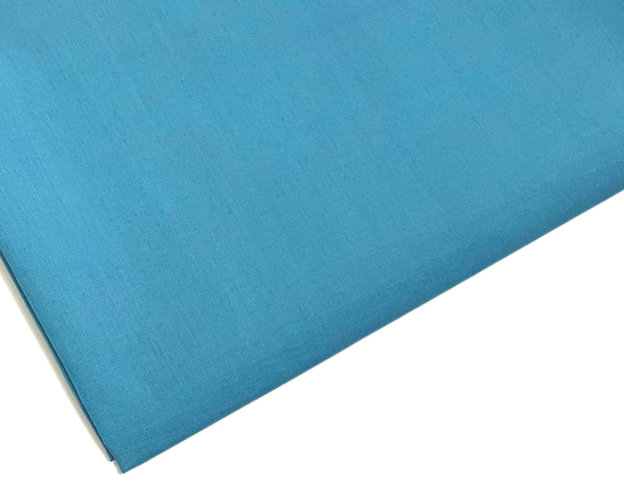 Plain Teal Fabric - 45 inch / 112 cm Wide - 40+ Colours - 2 Metre