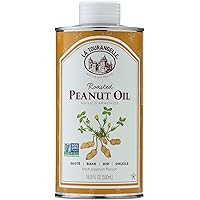 La Tourangelle, Roasted Peanut Oil, Slow Roasted Expeller-Pressed for Rich Flavor, Perfect for Cooking & Baking, Med-High Hea