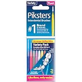 Piksters Interdental Brushes Variety 9 Pack Tight to XL Gaps, Size 000-6