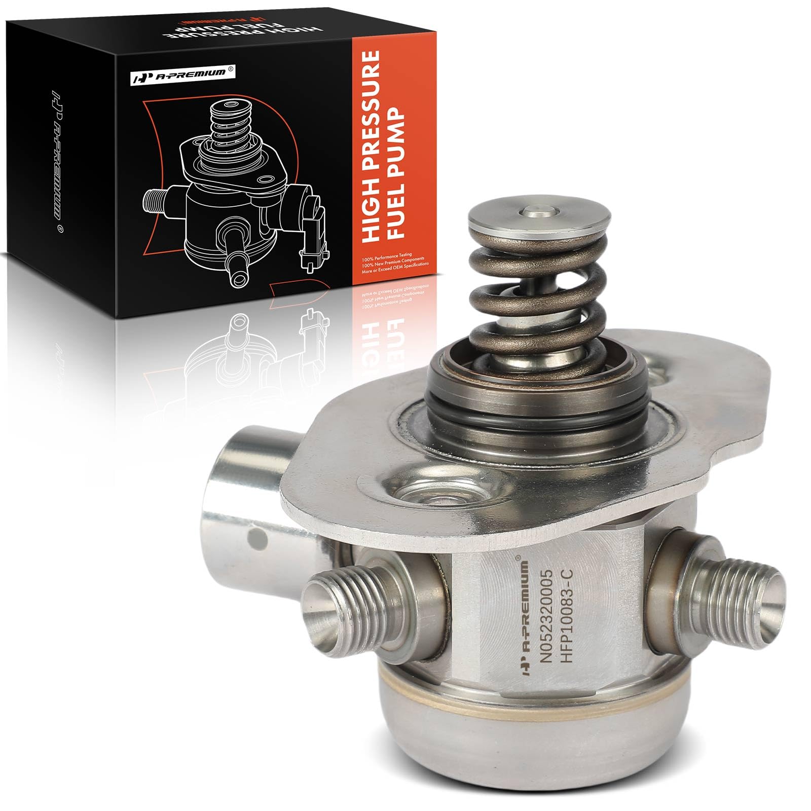 Photo 1 of A-Premium Right High Pressure Fuel Pump Compatible with BMW X5, 550i GT xDrive, 750i/750Li xDrive, X6, 650i xDrive Gran Coupe, X7, M5, M6 Gran Coupe, Alpina B6 xDrive Gran Coupe, 2012-2019, 4.4L, GAS