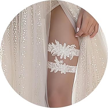 garter belt porn pictures 5pcs Women'S Vintage Floral Embroidery Sheer Mesh Lingerie Set * Design Bra  * Garter Belt Leg Rings, Women'S Romantic Lingerie Set main image 0