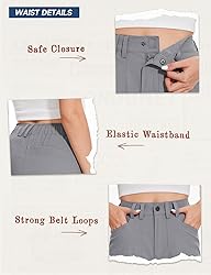 Moosehill Cargo Hiking Pants Women High Waisted