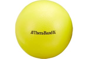 THERABAND Mini Ball, Small Exercise Ball for Yoga, Pilates, Abdominal Workouts, Shoulder Therapy, Core Strengthening, At-Home Gym & Physical Therapy Tool