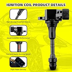 MOAUTO Set of 6 Ignition Coils Pack UF349