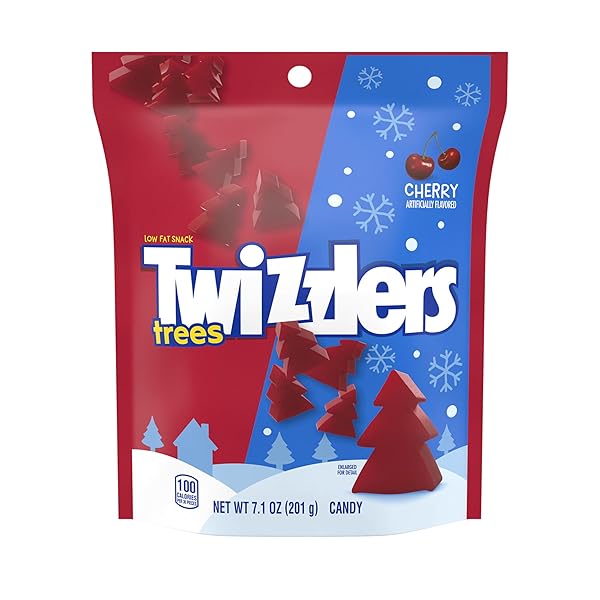 TWIZZLERS CHERRY FLAVORED TREES, 7.1 OZ BAG