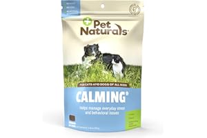 Pet Naturals Dog Calming Chews for Anxiety Relief with Naturally Sourced Ingredients for Thunder, Quiet Moments at Home, Anxiety, Barking Calming Dog Treats, Chicken Flavor, 160 Chews