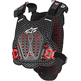 Alpinestars A-5 Plasma Chest Protector, M/L, Black/Red/White