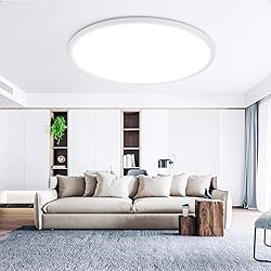 KIWIVIC 24 Inch Flush Mount Ceiling Light with
