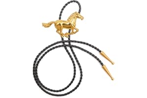 WENTUR Bolo Ties for Men Western - Handmade 3D Horse Bolo Tie Design Cowboy Bolo Tie for Women Cowgirl Western Costume Accessories