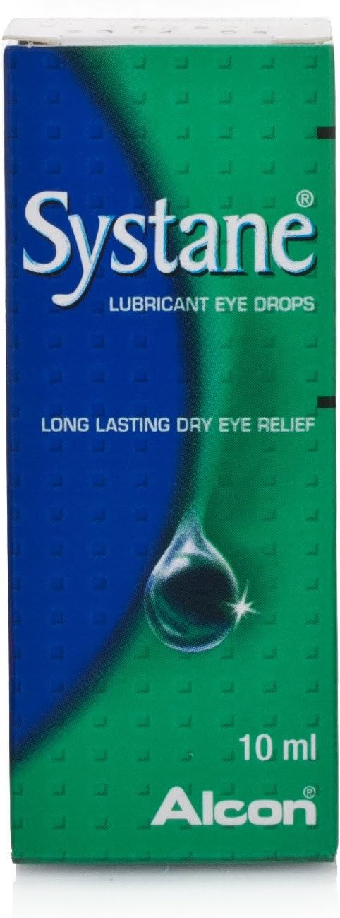 Systane Lubricating Eye Drops 10ml, white, 10 ml (Pack of 1)