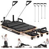 ohkanki Reformer Pilates Machine Pilates Board for Home Workout 5-in-1