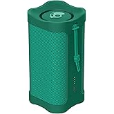 Skullcandy Terrain XT Wireless Bluetooth Speaker - IPX7 Waterproof Portable Speaker with Dual Custom Passive Radiators, 14 Hour Battery, Nylon Wrist Wrap, & True Wireless Stereo (Green)