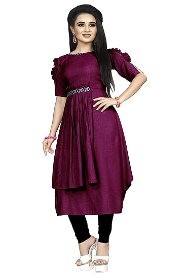 Womens Rayon Regular Kurta