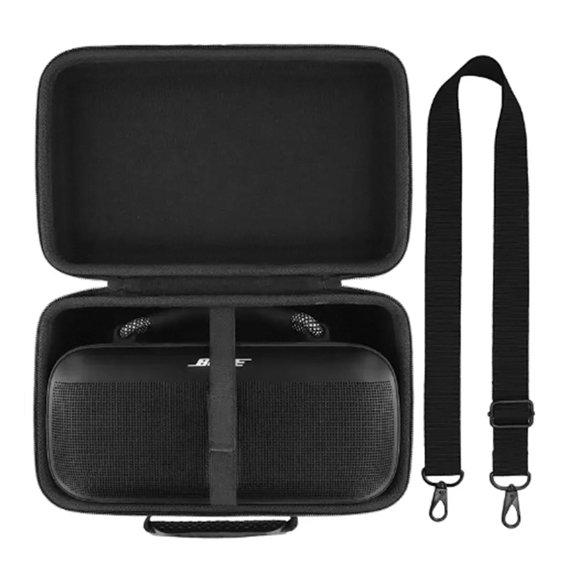 Aenllosi Hard Carrying Case Compatible with Bose New SoundLink Max Portable Speaker,Black(Case Only)