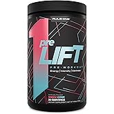 Rule 1 preLIFT Pre-Workout, 6g Citrulline, 3.2g Beta Alanine, 3 Caffeine Sources + 20 Others for Energy, Alertness, & Endurance (30 Servings, Snow Cone)