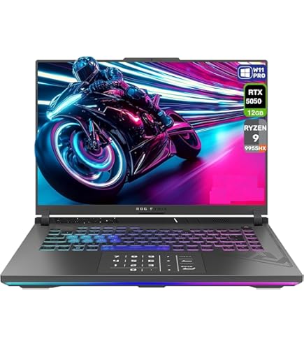 ASUS ゲーミングノートPC | Ryzen9 / GTX1660 Ti Amazon.com: ASUS ROG Strix G16 Gaming Laptop, AMD Ryzen 9-9955HX