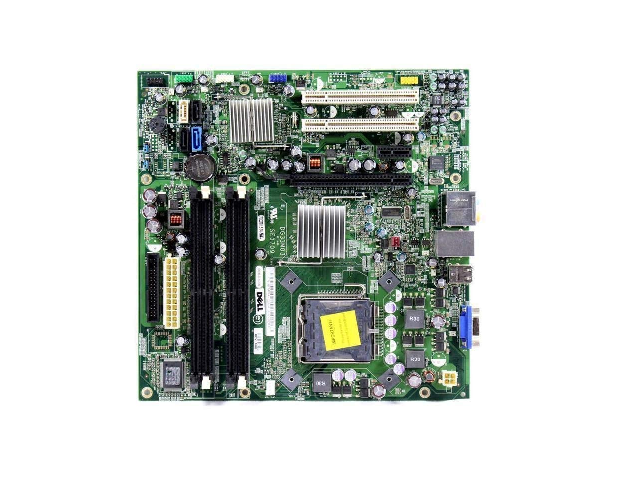 Genuine Dell Motherboard G679r Fm586 G33m02 For Inspiron 530 530s And Vostro 0 400 Systems Intel G33 Express Ddr2 Sdram Compatible Part Numbers G679r Ry007 Fm586 Cu409 Rn474 K216c Gn723 G33m02 Renewed