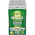 HALLS Defense Assorted Citrus Sugar Free Vitamin C Drops, Dietary Supplement Drops, 12 Bags of 25 Drops (300 Total Drops)