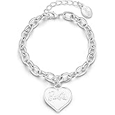 Barbie Chunky Heart Bracelet - Silver