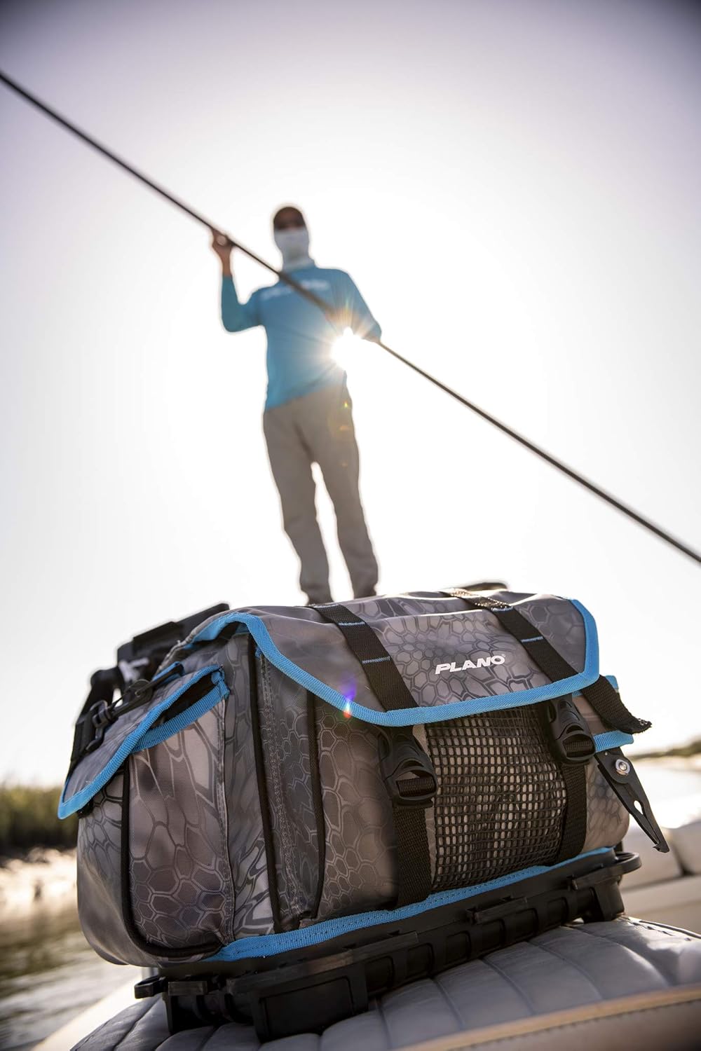Plano PLAB36800 Tackle Storage, Z- Series Rust Free 3600 Size Tackle Bag, Kryptek Raid/Blue, Includes Five 3650 Stowaway Boxes, No-Slip Molded Bottom Design, Premium Tackle Storage, Kryptek Raid Blue: Sports & Outdoors