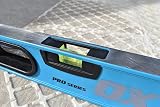 OX Tools Pro Level Bag with 1800mm 1200mm 600mm Levels Black Blue view 10