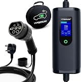 Vorsprung Portable EV Charger Type 2 8M Cable UK Plug 3 Pin 8/10/13A view 1