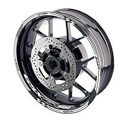 MC MOTOPARTS 17 inch Wheel Rim Stickers Decals Tape