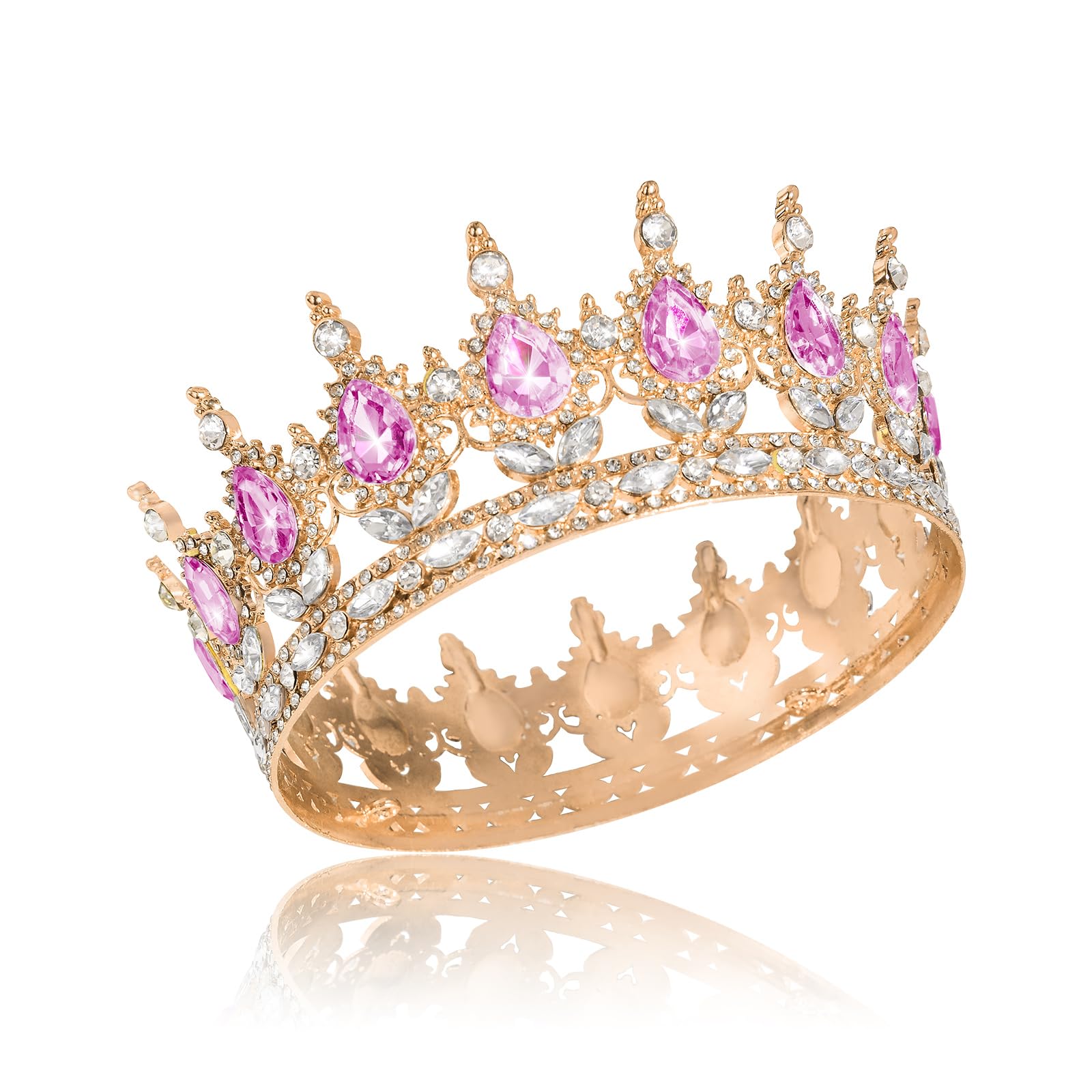 Queen Crown for Women Crystal Tiara for Women Crystal Tiara Crown for Women, Wedding Tiara for Bride Queen  main image 3