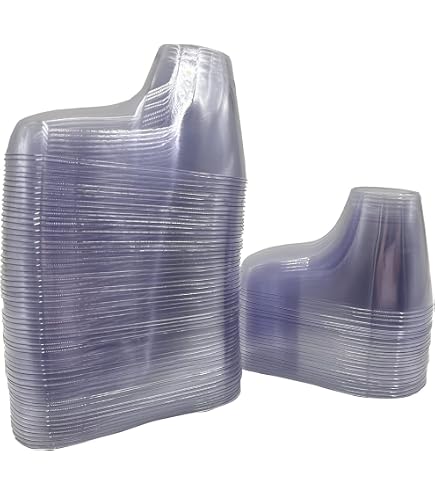Botines De Plástico Transparente Para Bebés – Pack De 10 Unidades, Tamaños 8 A 12 Cm, Ideales Para Exposiciones En Tiendas, Manualidades Y Decoración De Calzado Infantil