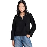 English Factory Women's Quarter-Zip Knit Sweater