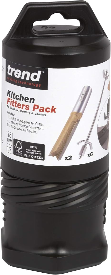 Trend BR KFP 1 Kitchen Fitters Pack C w Connecting Bolts 2 1 2 