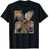 Scooby-Doo Big Face Group Poster T-Shirt