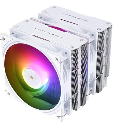 Thermalright Peerless Assassin 120 Dissipatore CPU ARGB Bianco – Doppia Ventola 120mm, 6 Heatpipe, TDP 245W