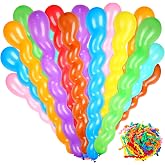 Sratte 500 Pcs 40 Inches Latex Spiral Balloons, 9 Assorted Colors | Twisted Long Balloons, Colorful Party Decorations, Birthday Festival Supplies, Silly Playing Balloons