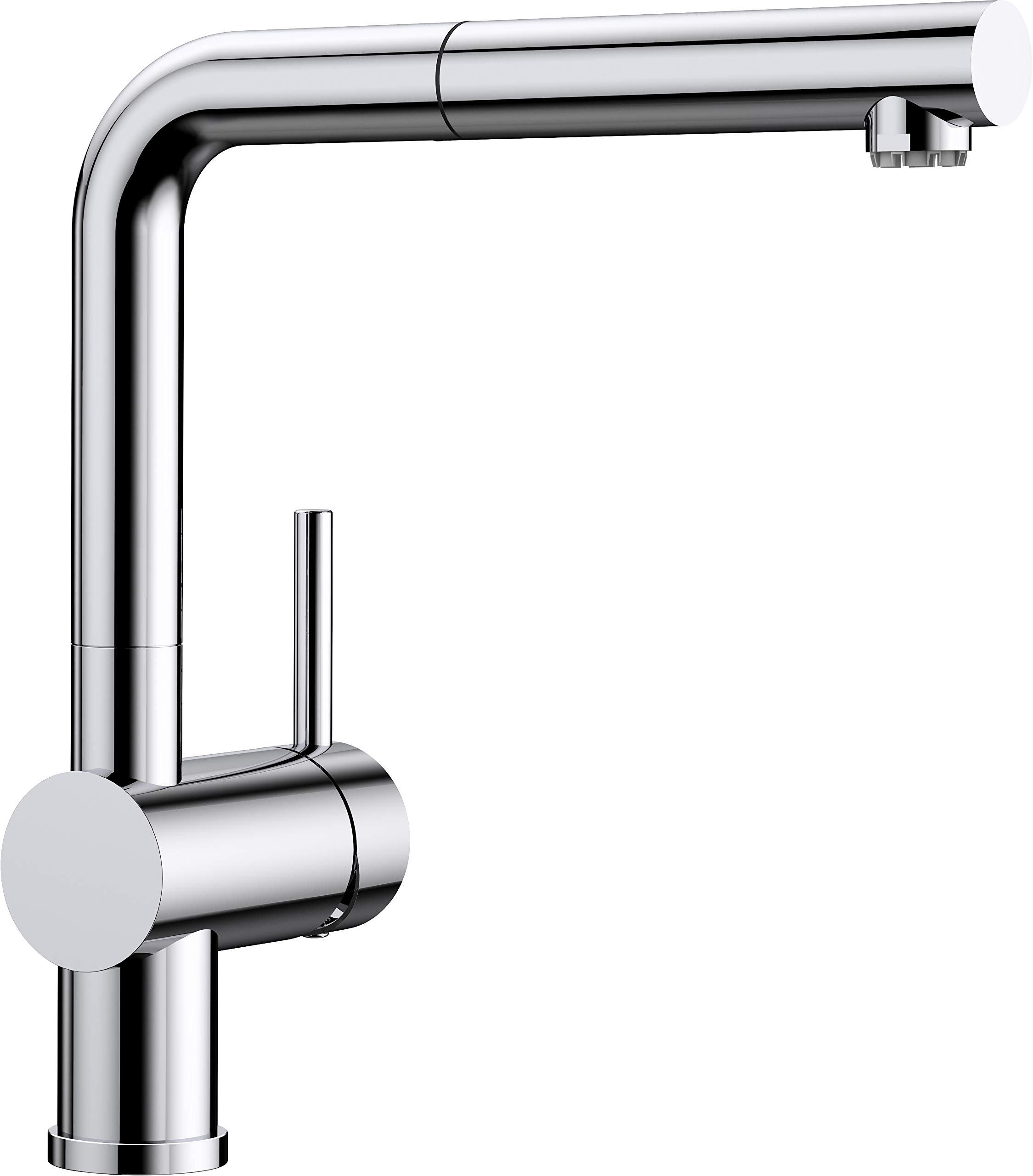 BLANCO 512200 Linus-S, Kitchen Mixer Tap, With Pull-out Spout, Low Pressure, Chrome — image 1