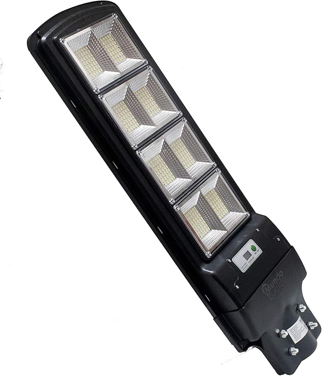 lampara led 120w panel solar alumbrado publico c sensor